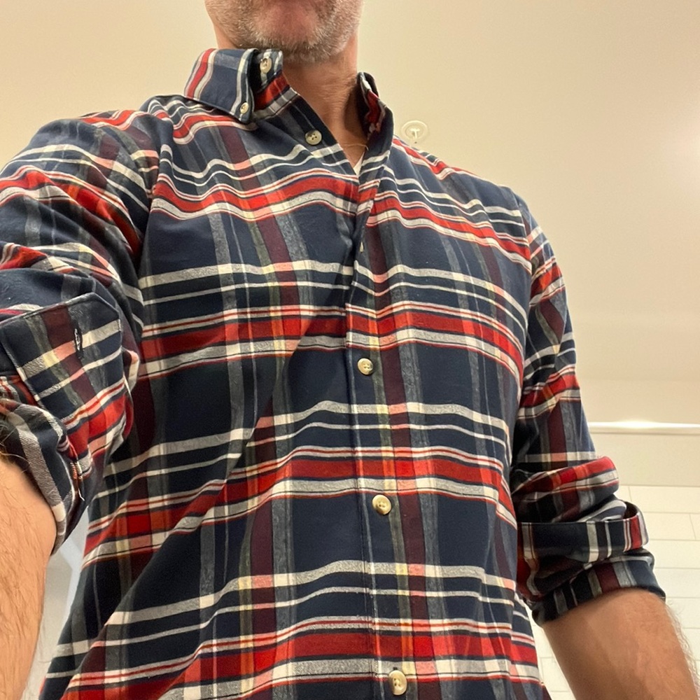 Mizzen and Main Flannel Performance shirt medium
